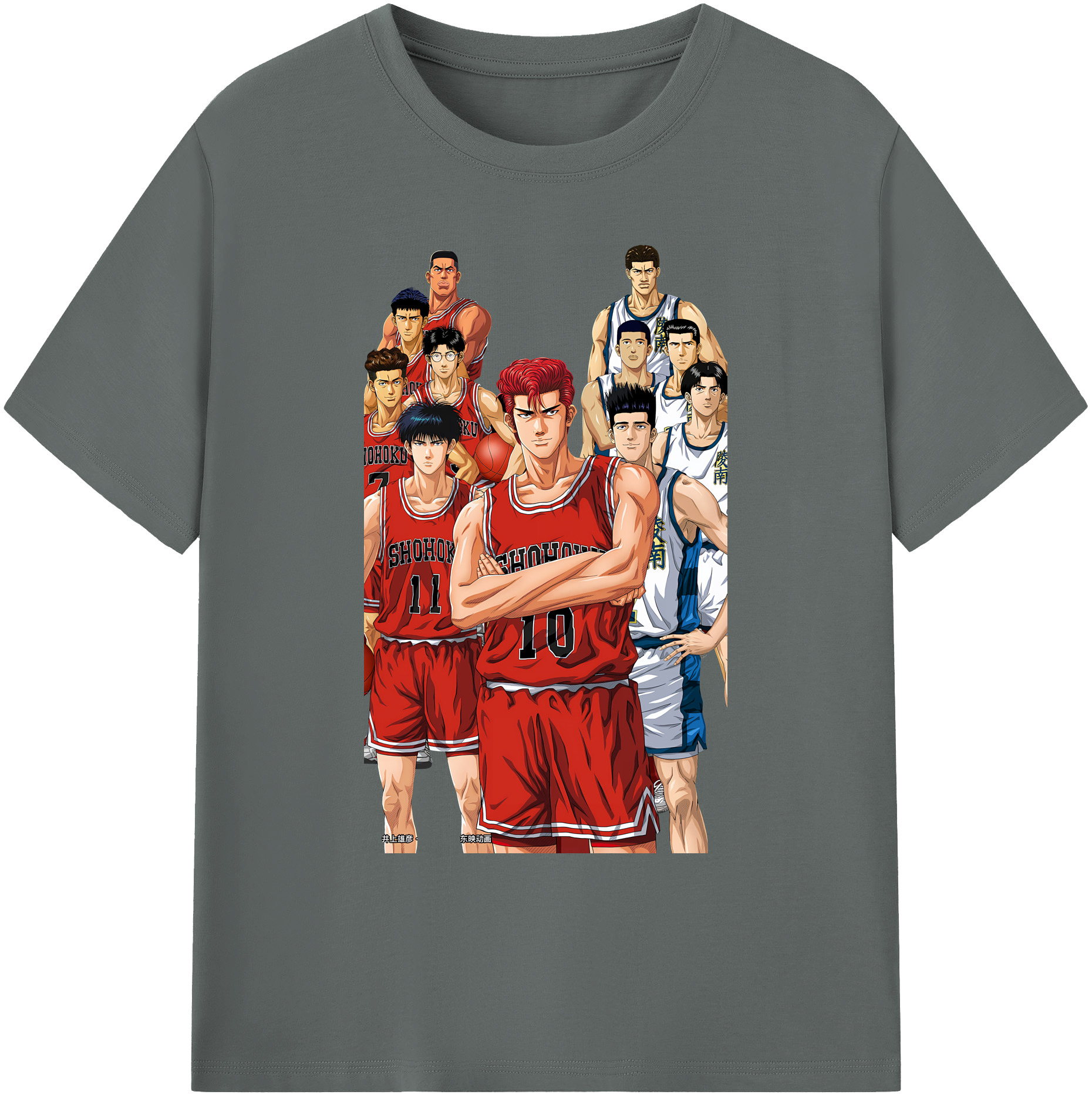（画像用） SLAM DUNK／スラムダンク 綿100％ メンズ半袖Tシャツ｜肌触りやわらか＆通気性